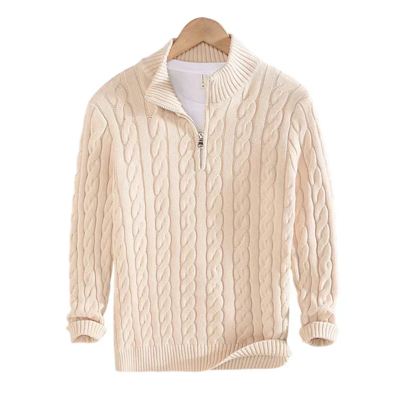 Maglione con mezza zip Verbier