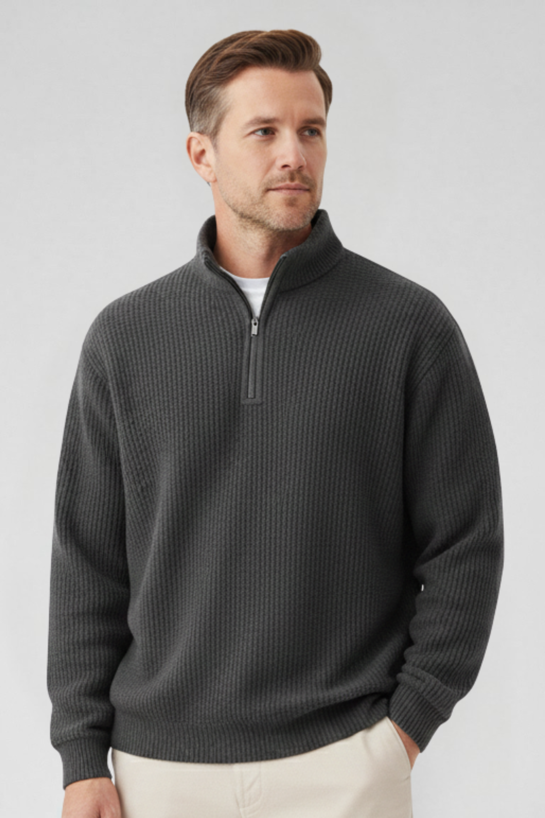 Raphy | Maglione con colletto Troyer