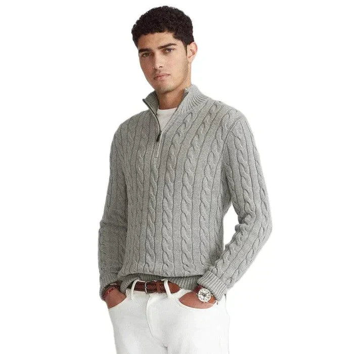 Maglione con mezza zip Verbier