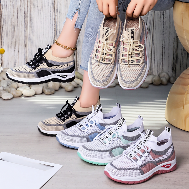 Sneakers da Donna Casual con Lacci, Leggere e Comode